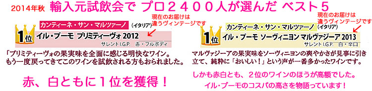 イル・プーモ赤白評価