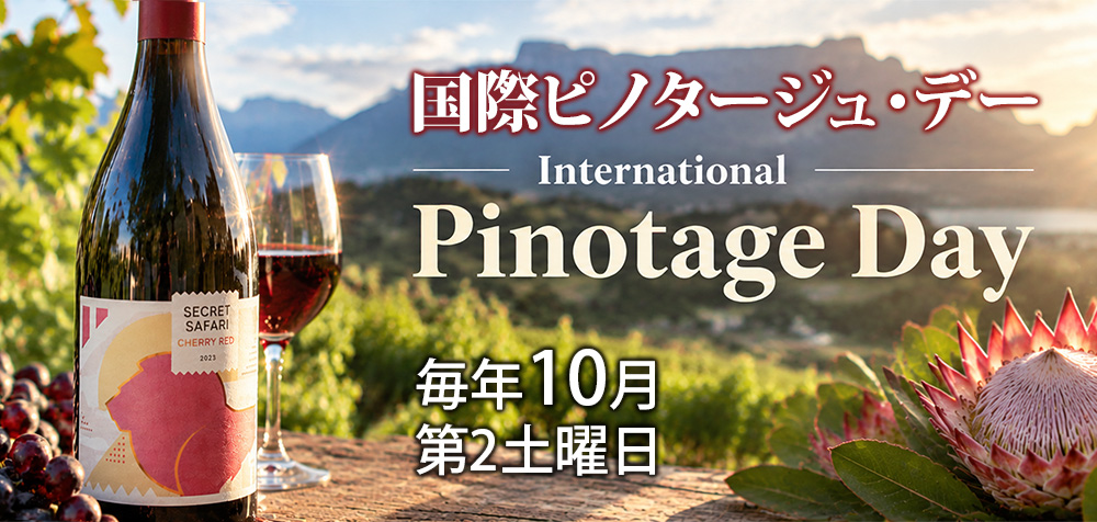 10月10日は「国際ピノタージュ・デー」