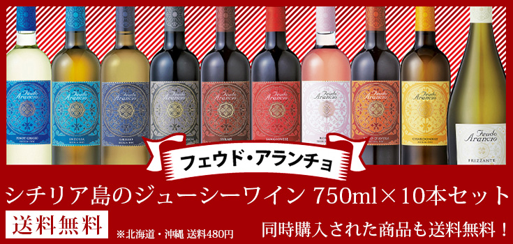 ◎【送料無料】フェウド・アランチョ 750ml×10本セット　750ml 10本