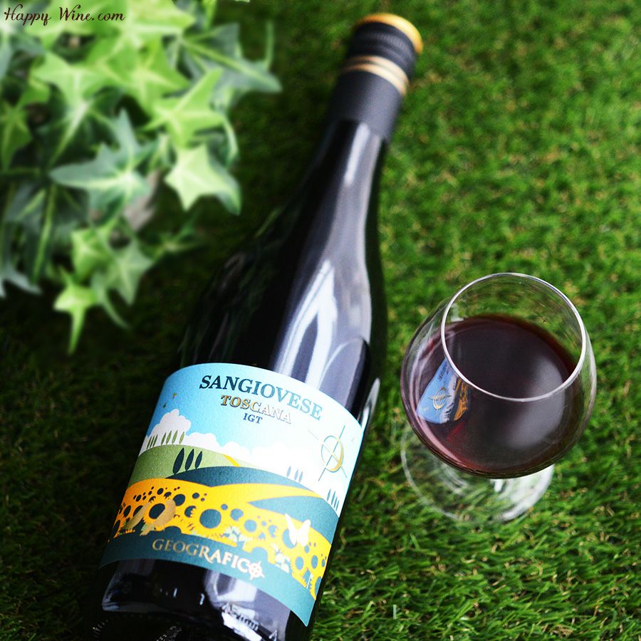 ジェオグラフィコ　タスカン・ヴァイブス　サンジョベーゼ(赤)(SC)