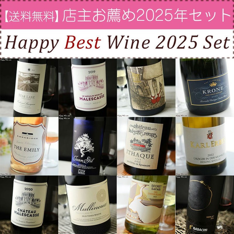 【送料無料】店主お薦め2025年ワインセット